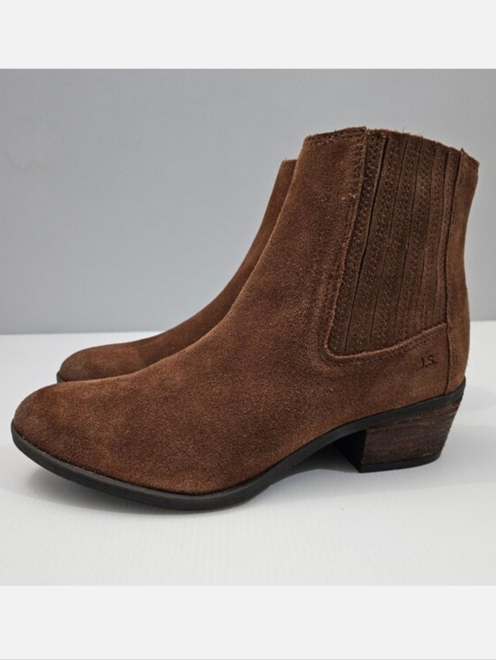 Josef Seibel Women's Brown Suede Ankle Booties